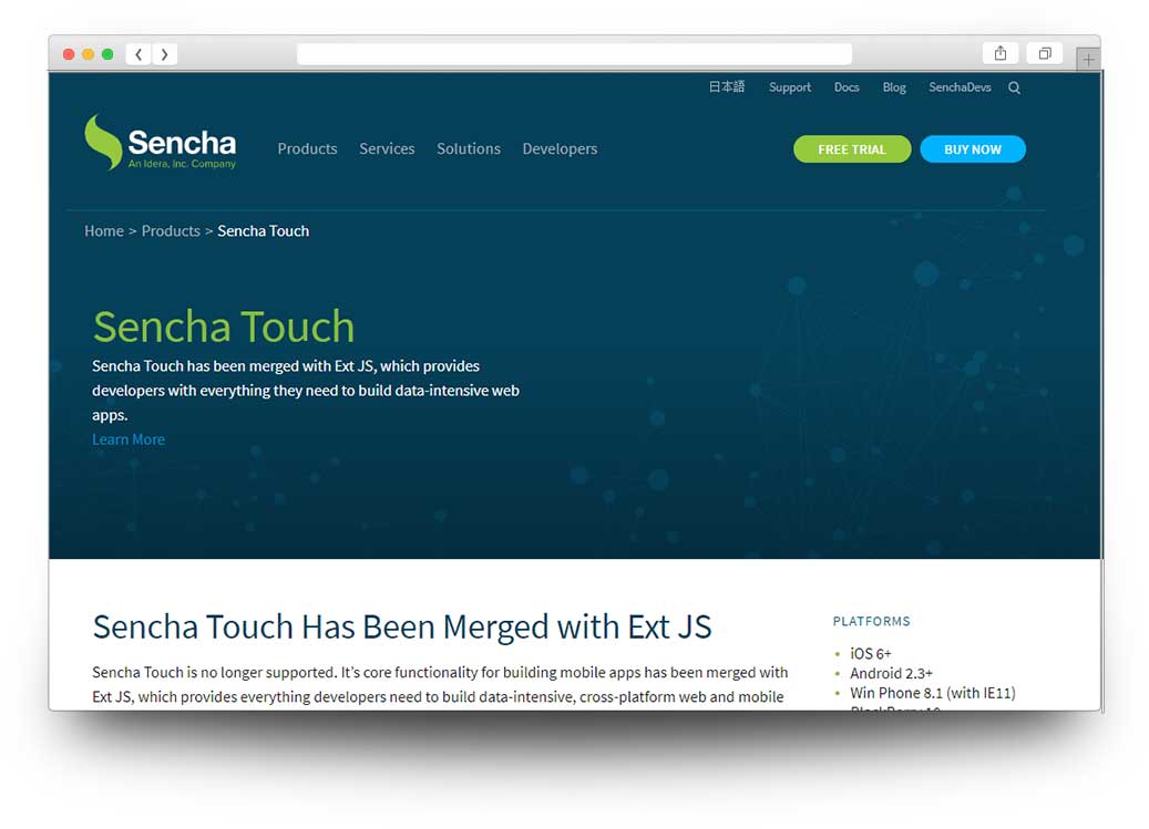 Sencha Touch