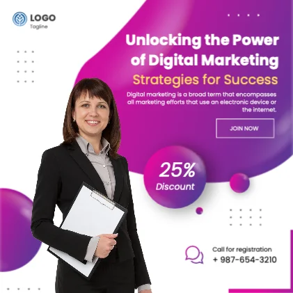 Social media presence for digital marketing
