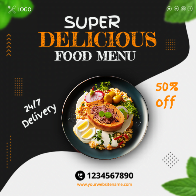 Explore professionally designed food templates you can customize and share easily from ixdzone.