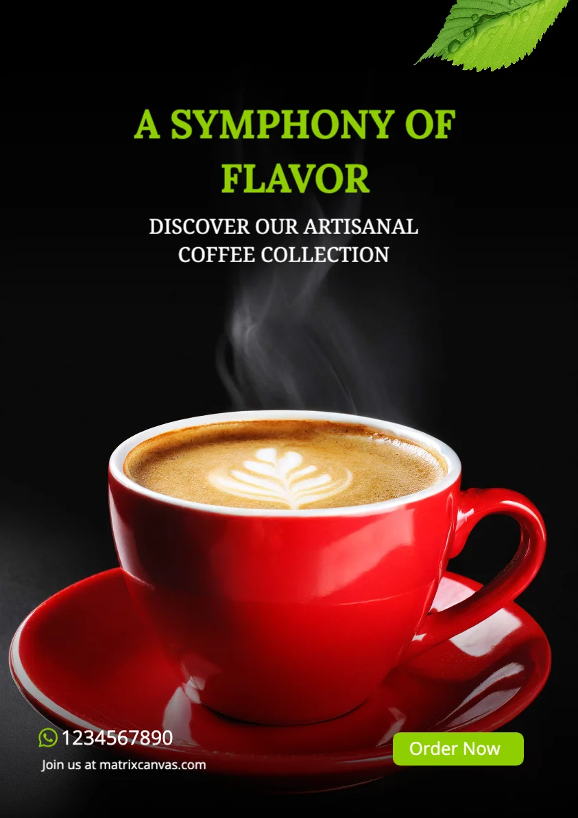 Customize and Print Eye-Catching Coffee Shop Ads with SVG
