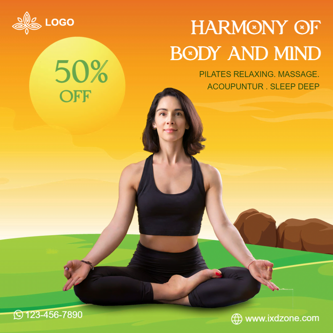 Explore professionally designed yoga posters you can customize and share easily 