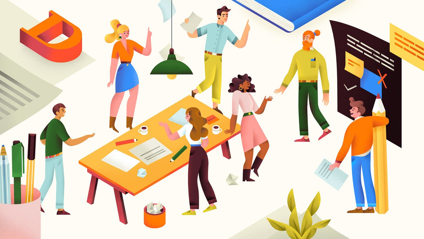 Cartoon Illustrations in Design
